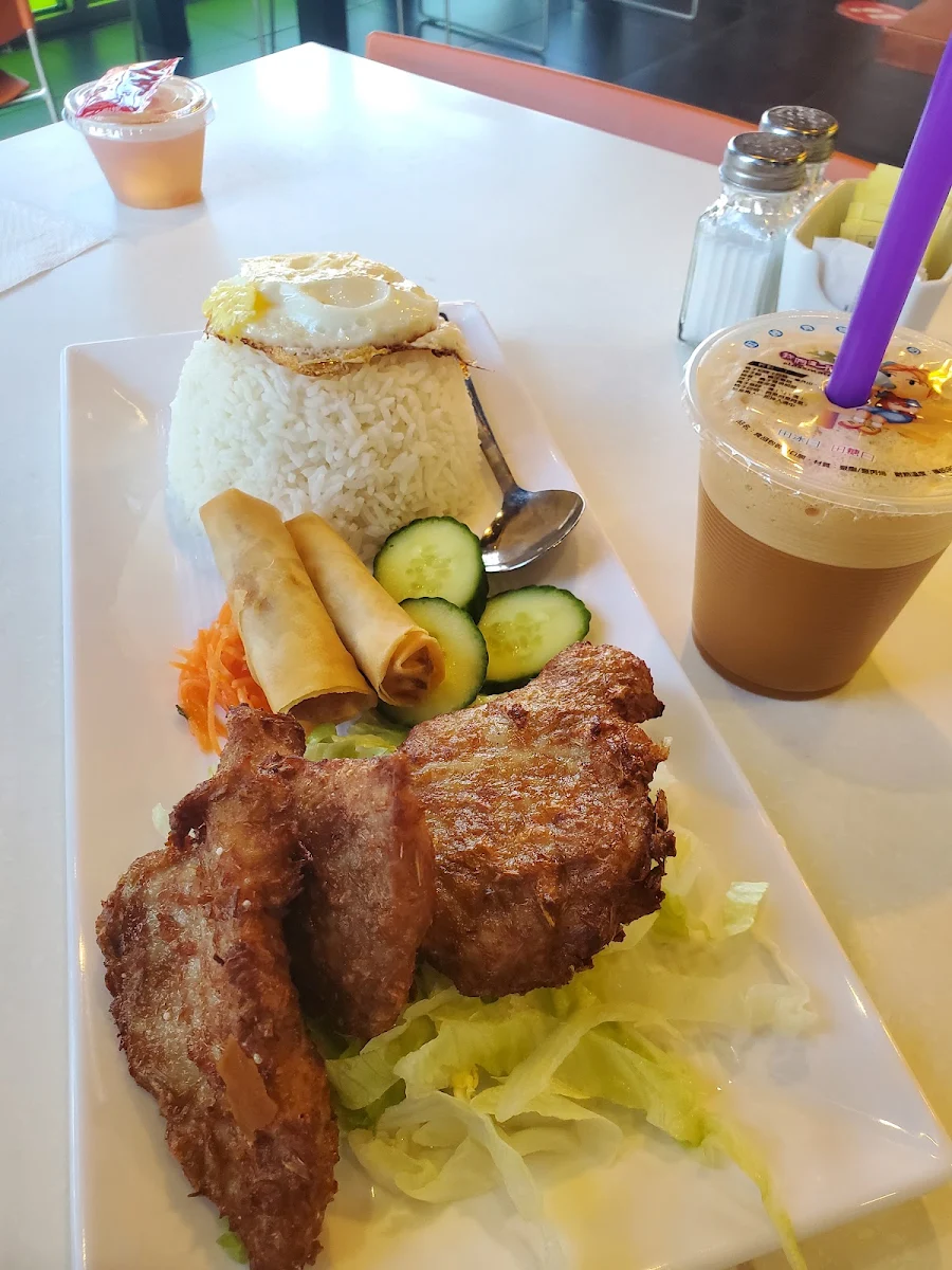 香茅豬排飯 lemongrass pork chop, Rice Bowl Deluxe (Whyte Ave)